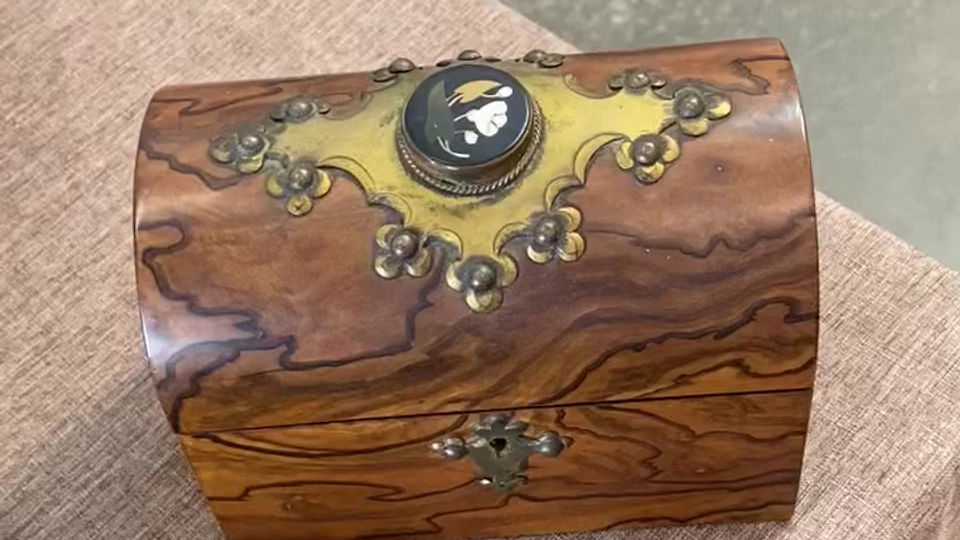 French Antique Sewing Box